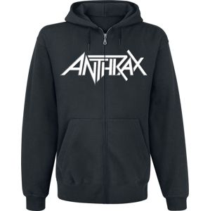 Anthrax Notman NYC mikina s kapucí na zip černá