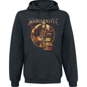 Megadeth Circle Album Art Mikina s kapucí černá