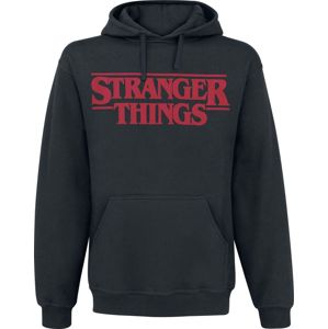 Stranger Things Classic Logo Mikina s kapucí černá