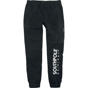 Southpole Basic Fleece Pants Tepláky černá