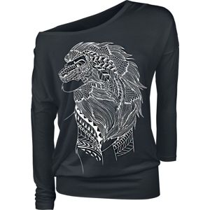 The Lion King Simba - Lion Ink dívcí triko s dlouhými rukávy černá