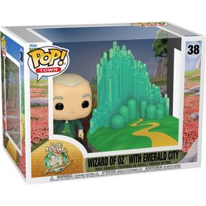 Der Zauberer von Oz Vinylová figurka č.38 Wizard if Oz with Emerald City (Pop! Town) Sberatelská postava vícebarevný