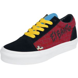 Vans The Simpsons - El Barto Old Skool dětské boty cervená/cerná