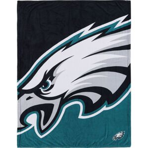 NFL Philadelphia Eagles - Kuschelige Plüschdecke Deka černá/petrolejová/bílá
