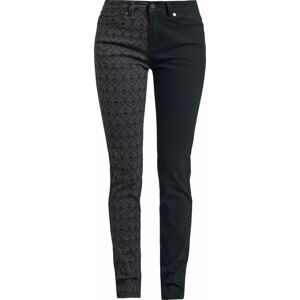 Black Premium by EMP Dvoubarevné džíny s potiskem Dámské džíny černá