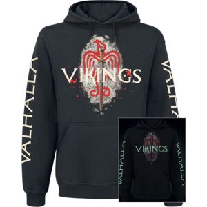 Vikings Valhalla Mikina s kapucí černá