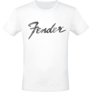 Fender Paint Logo Tričko bílá