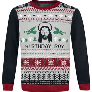 Ugly Christmas Sweater Birthday Boy Pletený svetr vícebarevný