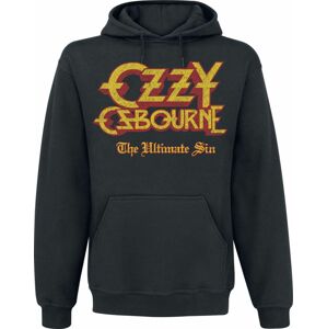 Ozzy Osbourne Ultimate Sin Vintage Tour Mikina s kapucí černá