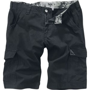 Black Premium by EMP Army Vintage Shorts Kraťasy černá