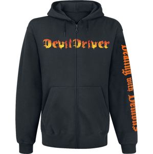 DevilDriver Album Circle Mikina s kapucí na zip černá