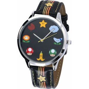 Super Mario Symbole Náramkové hodinky černá