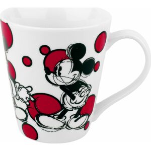 Mickey & Minnie Mouse Mickey Dots Hrnek bílá/cerná/cervená