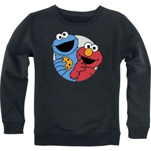 Sesame Street Kids - Cookie & Elmo detská mikina modrá