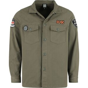 AC/DC ACDC Military Shirt - Shacket Košile khaki