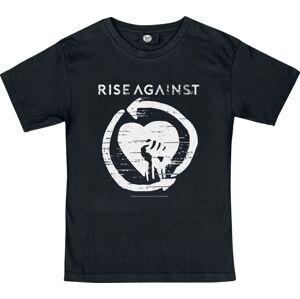 Rise Against Metal Kids - Heart Fist detské tricko černá