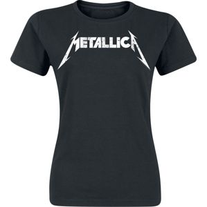 Metallica Textured Logo Dámské tričko černá