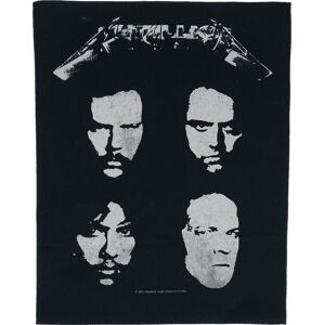 Metallica Black album nášivka na záda cerná/bílá