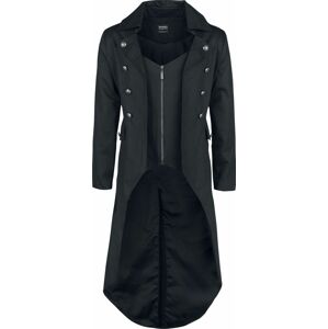 Banned Alternative Černý kabát Kabát černá