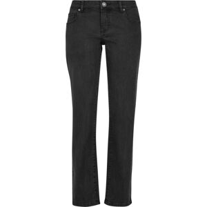 Urban Classics Dámské džíny se zníženým pásem Dámské džíny černá