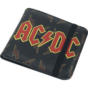 AC/DC Lightning Peněženka černá