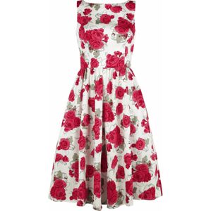 H&R London Šaty s kruhovou suknou Isalie Šaty bílá/cervená