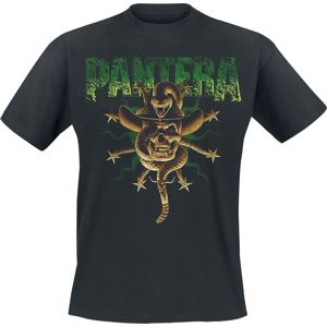 Pantera Snakes Skull Trend Kill Vintage Tričko černá