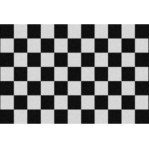 Checkered Rohožka cerná/bílá