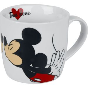 Mickey & Minnie Mouse Kiss Hrnek bílá
