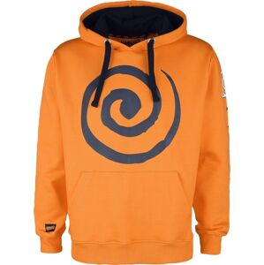 Naruto Naruto Logo Mikina s kapucí oranžová