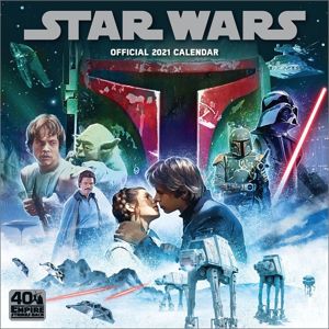 Star Wars Nástěnný kalendář 2021 - Classic Nástenný kalendár vícebarevný
