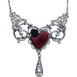 Gothic Heart Náhrdelník - řetízek stríbrná