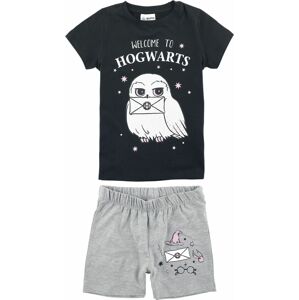 Harry Potter Kids - Hedwig Dětská pyžama skvrnitá černá / šedá