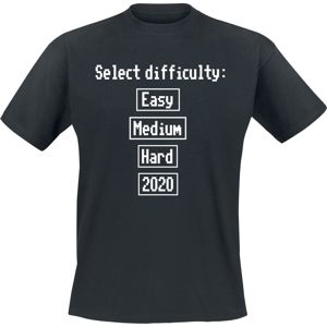 Select Difficulty - 2020 tricko černá