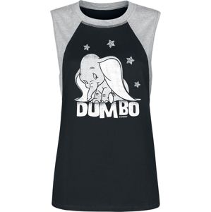 Dumbo Stars dívcí top smíšená šedo-černá