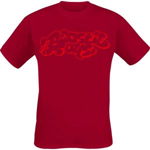 Beastie Boys Graffiti Logo Tričko červená