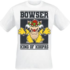 Super Mario Bowser - King Of Koopas Tričko bílá