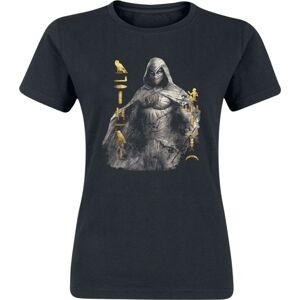 Moon Knight Distressed Hieroglyphics Dámské tričko černá