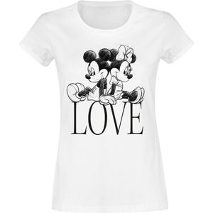 Mickey & Minnie Mouse Love Dámské tričko bílá
