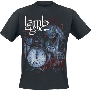 Lamb Of God Circuitry Skull Tričko černá