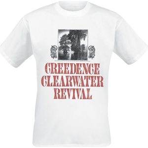 Creedence Clearwater Revival (CCR) Bayou Photo Tričko bílá
