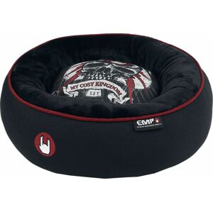 EMP Special Collection Rockstar Big Cat Bed Potřeby pro domáci zvířata cerná/cervená
