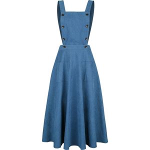 Banned Retro Šaty s kruhovou sukní Book Smart Šaty modrá