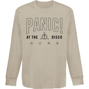 Panic! At The Disco Outline Tričko s dlouhým rukávem černá