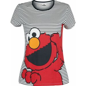Sesame Street Elmo Dámské tričko cerná/bílá