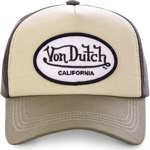 Von Dutch Baseballová čepice VON DUTCH Baseballová kšiltovka hnedá/béžová