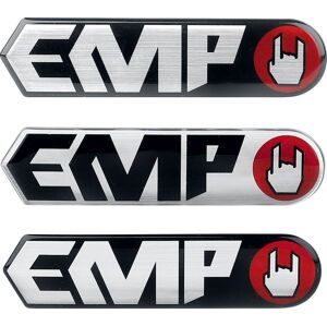EMP Special Collection EMP Logo 3D sada nálepek cerná/bílá/cervená