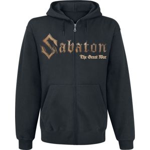 Sabaton The Great War - Soldiers Mikina s kapucí na zip černá