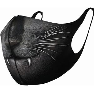Spiral Cat Fangs maska černá