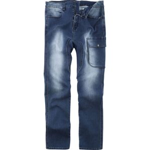 RED by EMP Široké džíny se silným opraným efektem Baggy kalhoty modrá